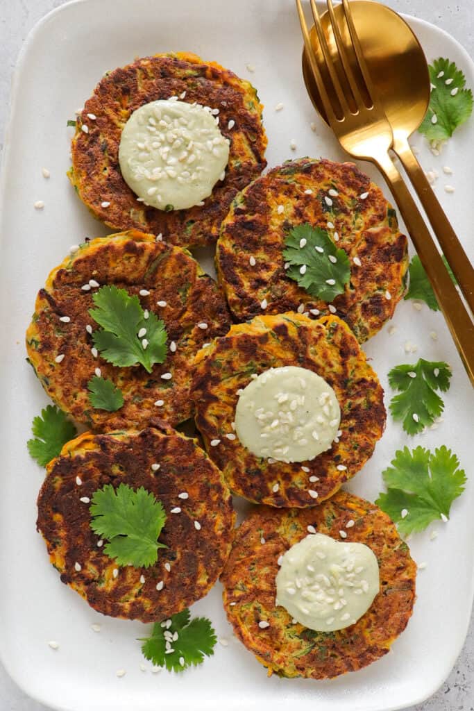 Pumpkin and Zucchini Fritters (GlutenFree) Goodness Avenue