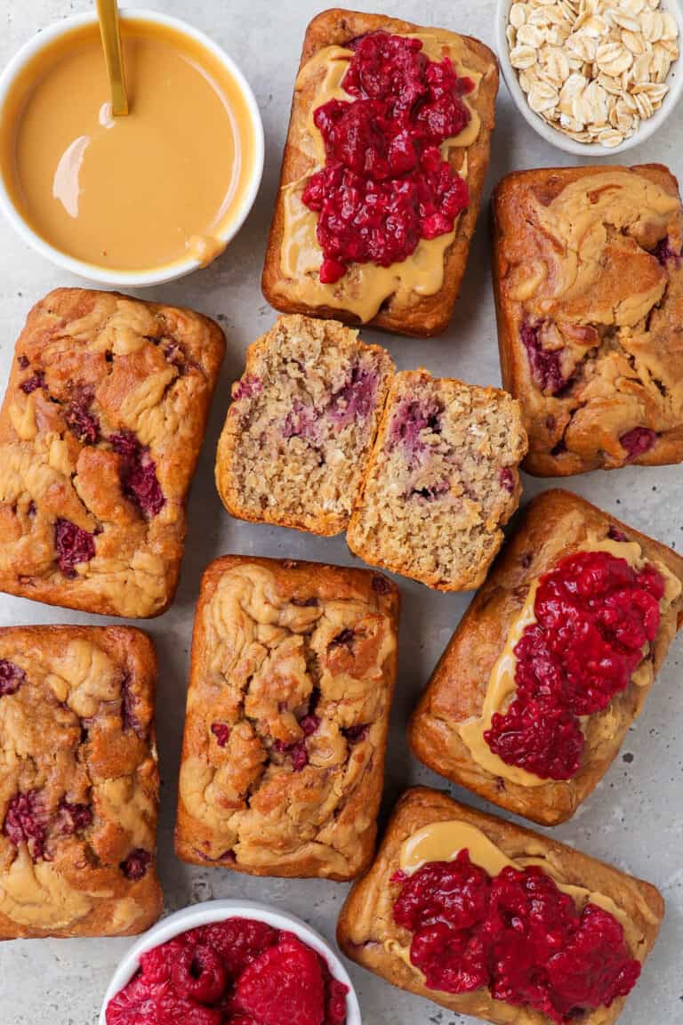 Healthy Peanut Butter and Jelly Banana Bread Goodness Avenue