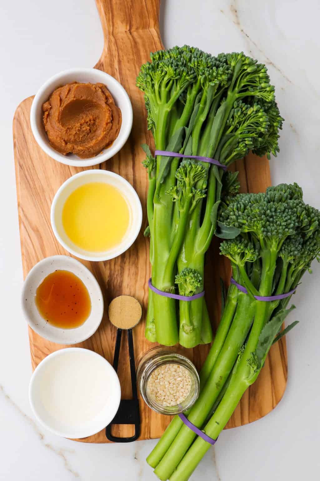 Roasted Tenderstem Broccoli With Miso Sauce Goodness Avenue