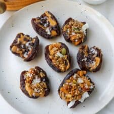Peanut Butter Stuffed Dates