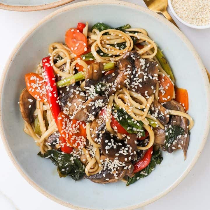 Vegetable Teriyaki Udon Noodles Goodness Avenue