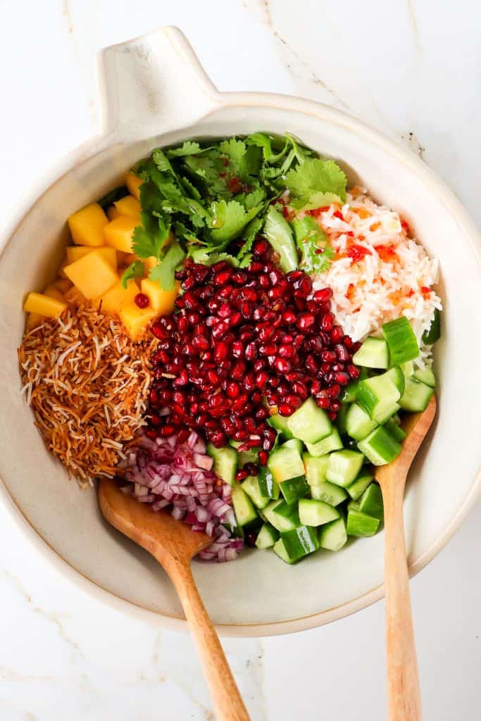 Mango Pomegranate Salad – Goodness Avenue