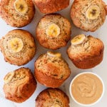Buckwheat banana muffins.