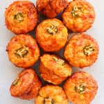 Top view of muffins.