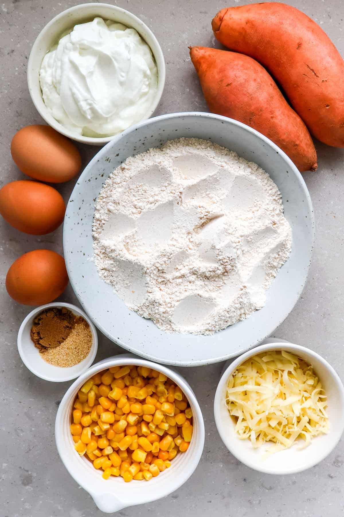 Ingredients shown to make the recipe.