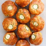 Top view of muffins.