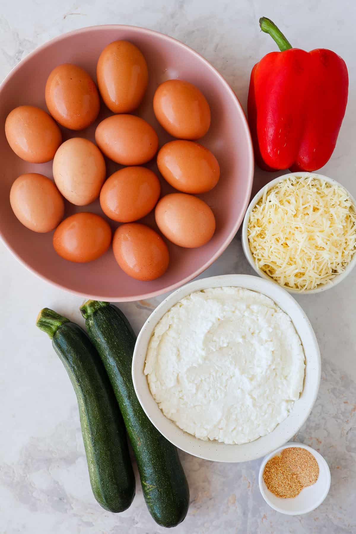 Ingredients shown to make the recipe.