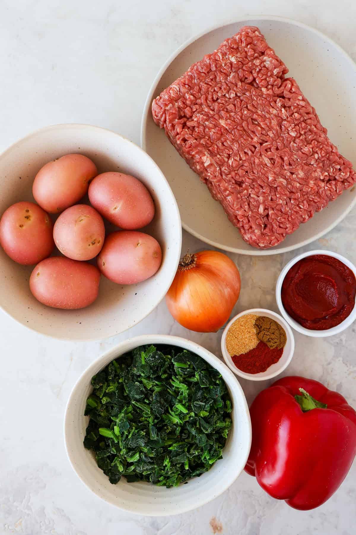 Ingredients shown to make the recipe.